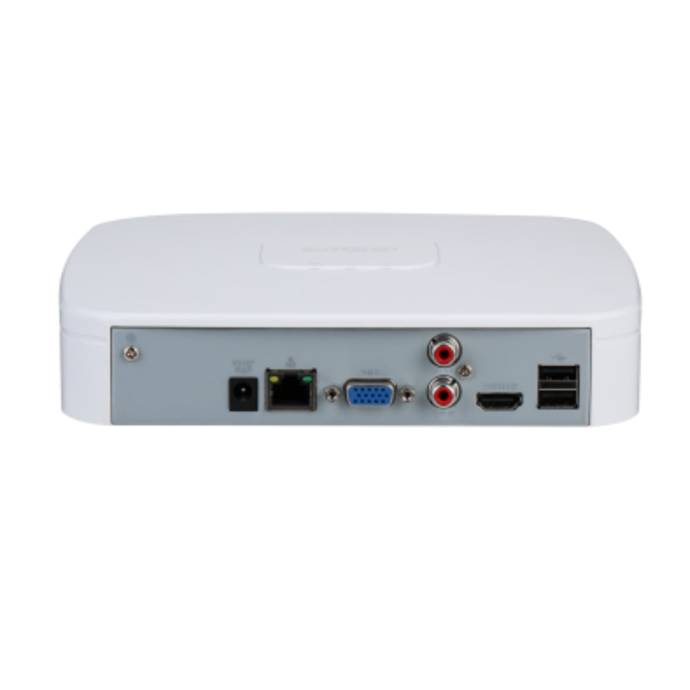 Grabador IP Dahua de 16 Canales Lite Soporta Camara hasta 12MP 4CH SMD Plus Deteccion y Reconocimiento Facial Proteccion Perimetral Conteo de Personas 1xHDD hasta 20TB DHI-NVR4116-4KS3