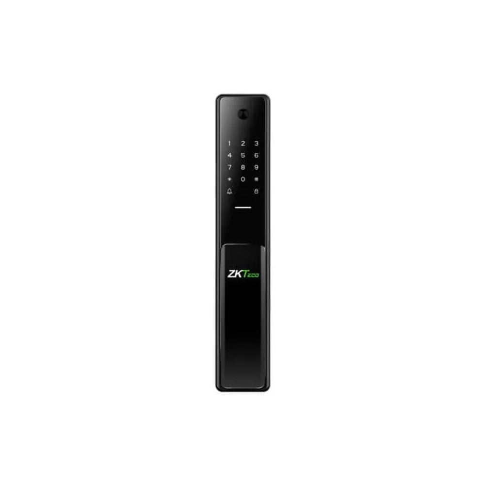Cerradura Smart Zkteco Capacidad 100xHuella 50xContraseña 50xTarjetas IC S50 Telefono Comunicacion WiFi Alimentacion Bateria Interna 4200mA TL800-Left