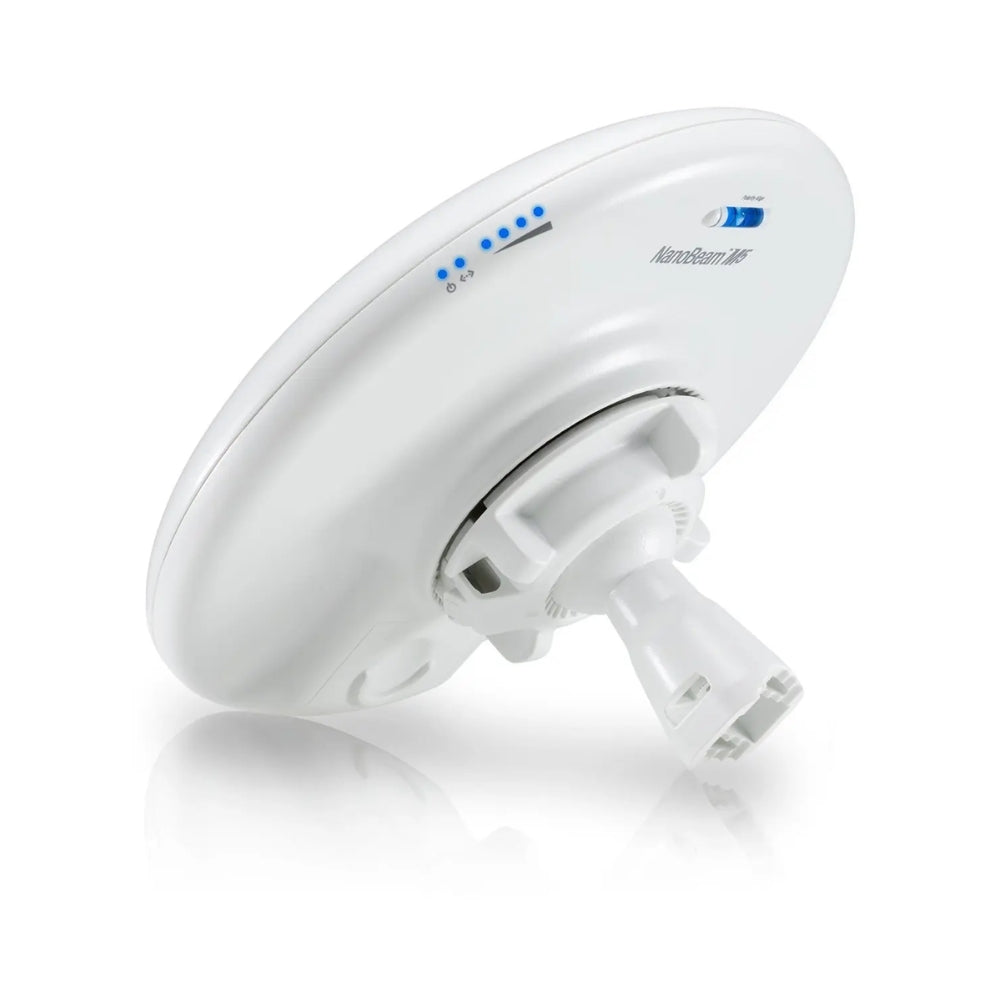 Antena Ubiquiti Nanobeam 5GHz 16dBi 26dBm 150Mbps Alcance 10+Km 1xEthernet 100Mbps Uso Interior Exterior UB-NBE-M5-16