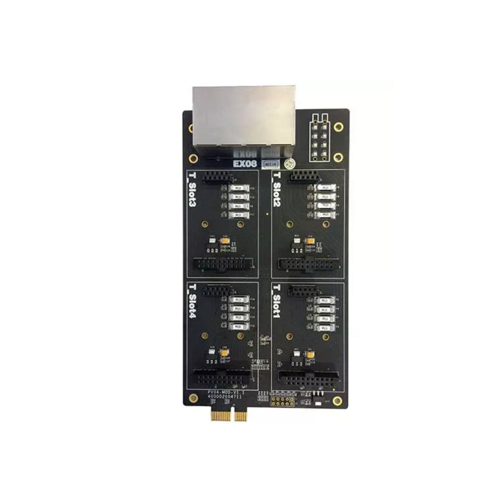 Modulo de Expansion Yestar 4xRanuras para Modulos Integrados 8xInterfaces en el Panel Compatible con Centrales S100 y S300 EX08