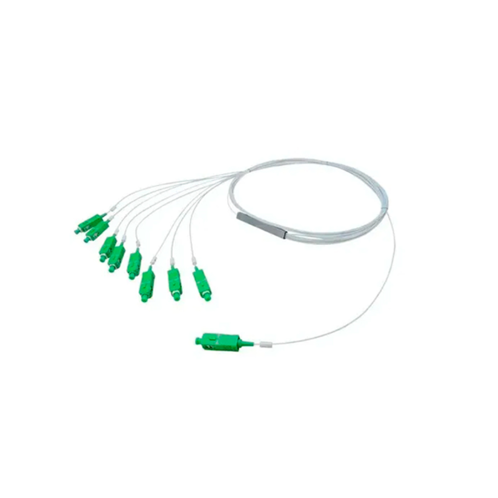 Splitter Dimax Divisor Optico PLC 1x8 con Conectores SC/APC Longitud de Onda 1260-1650nm C731