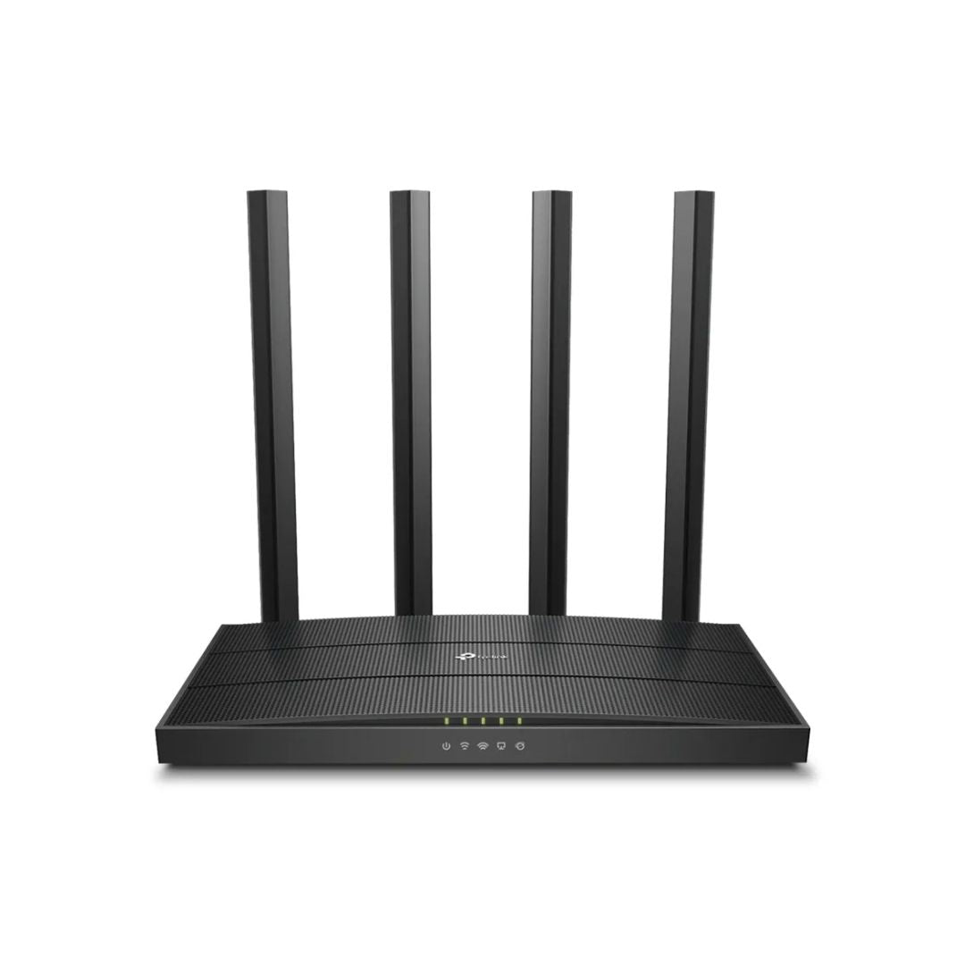 Router TP-Link Inalambrico AC1900 4 Antenas Fijas Doble Banda 2.4 y 5GHz MU MiMo 3x3 1xWAN 4xLAN Soporta IPv4 IPv6 DHCP Smart Connect ARCHER C80