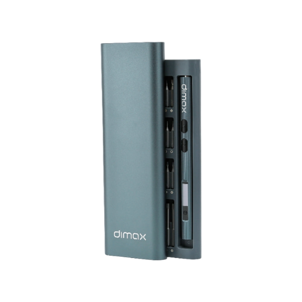Destornilladores Dimax Electrico Kit 62en1 Estuche y Mango de ALuminio con Pantalla Bateria 500mAh Y004