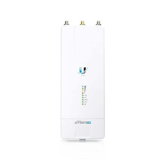 Radio Ubiquiti Airfiber 5X HD 5GHz 1000Mbps Polaridad Slant Encriptacion 128bits AES Potencia 29dBm Requiere Antena UB-AF-5XHD