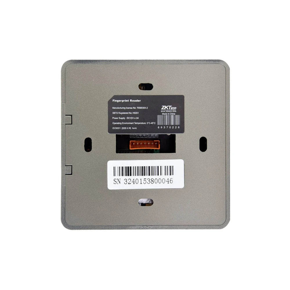 Lector Zkteco de Huella RFID Contraseña Comunicacion RS-485 Compatible con Acceso Inbio FR1300
