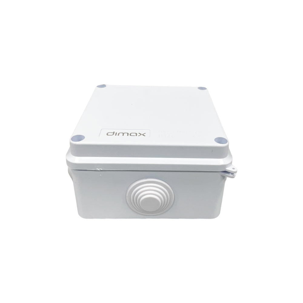 Caja de Sobreponer Dimax para Exterior IP65 10x10x7cm salidas F305