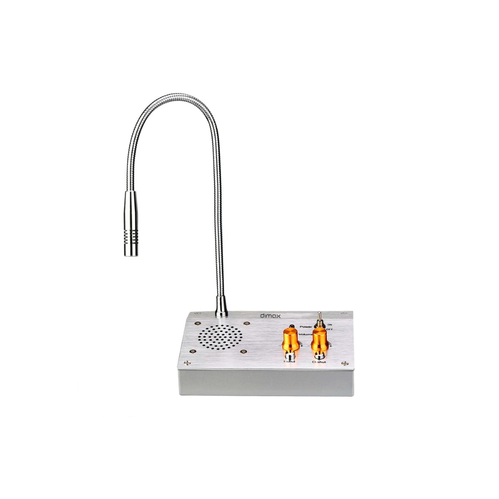 Intercomunicador Altavoz de Ventanta Dimax Metalico Audio Bidireccional 2Watts y012
