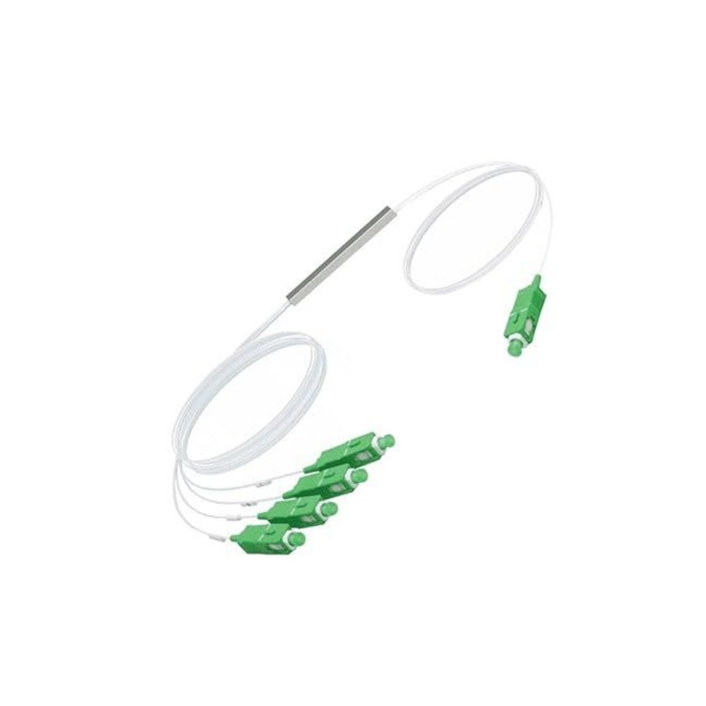 Ufiber Ubiquiti Splitter-4 Divisor Optico PLC 1x4 con Conectores SC/APC 1260-1650nm UB-UF-SPLITTER-4