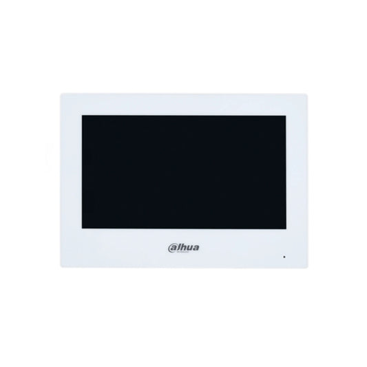 Monitor Dahua IP para Interiores Pantalla Tactil 7" 1024x600 Alarma 1I/6O PoE OnVif Bidireccional 1xRJ45 VTH2621GW-P