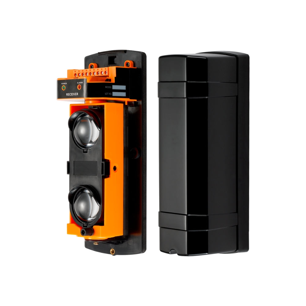 Fotocelula Dimax hasta 60 Metros con 2 Haces de Luz IR Alimentacion 12 a 24 Vdc Vac Salida Rele NO NC A312