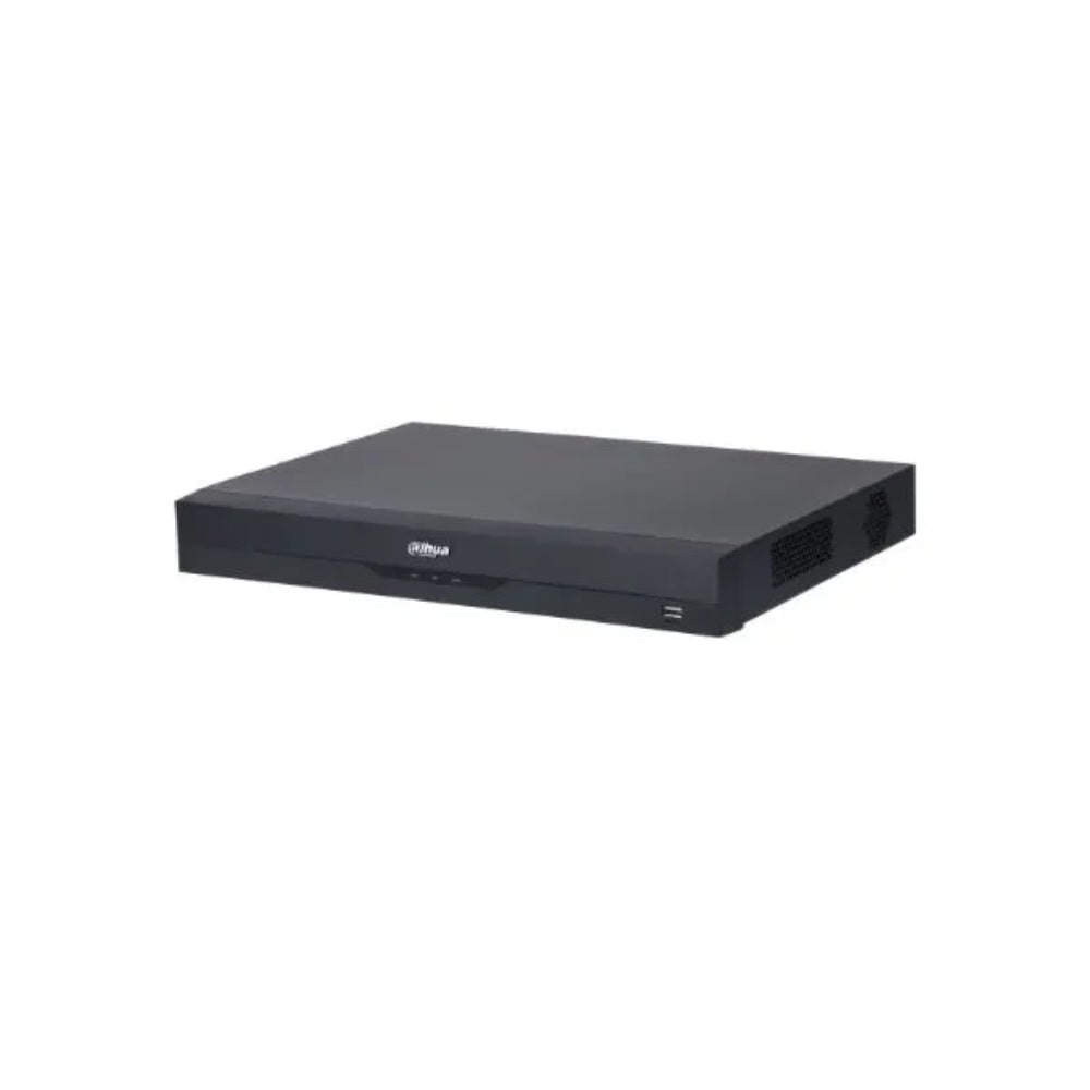 Grabador Dahua Pentahibrido de 8 Canales 4K Hasta 16ch IP max 8MP Funcion IoT&POS Rec. Facial SMD Plus Proteccion Perimetral 2xHDD hasta 16TB 1xHDMI 1xVGA 1xUSB 1xRS485 XVR5208AN-4KL-I3(V2.0)