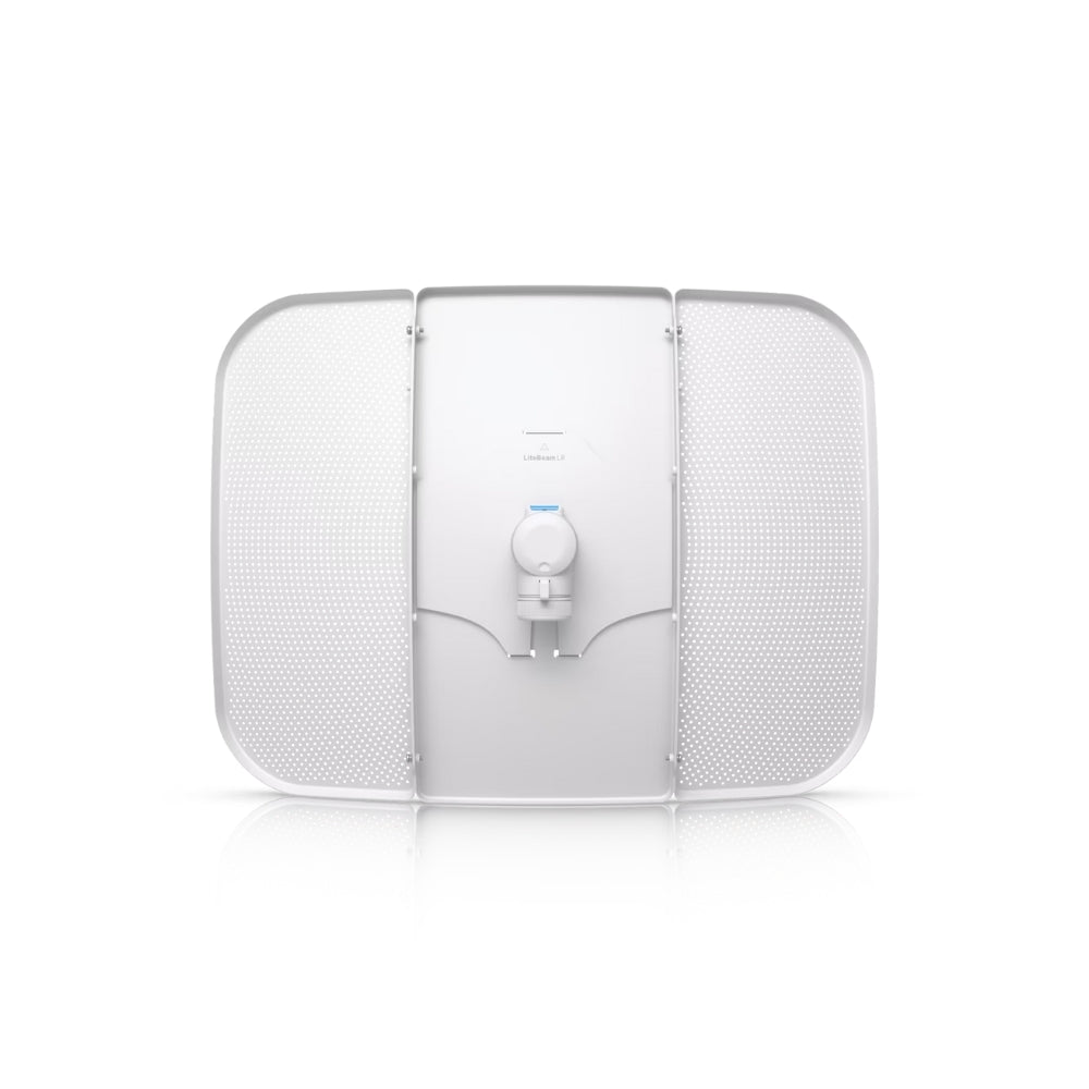 LitebeamUbiquiti AC Gen2 5AC Long-Range 5GHz 26dBi 25dBm 450Mbps Alcance 25+Km 1xEthernert Gigabit Kit de Montaje Inyector PoE Incluido Soporta Umobile UB-LBE-5AC-LR
