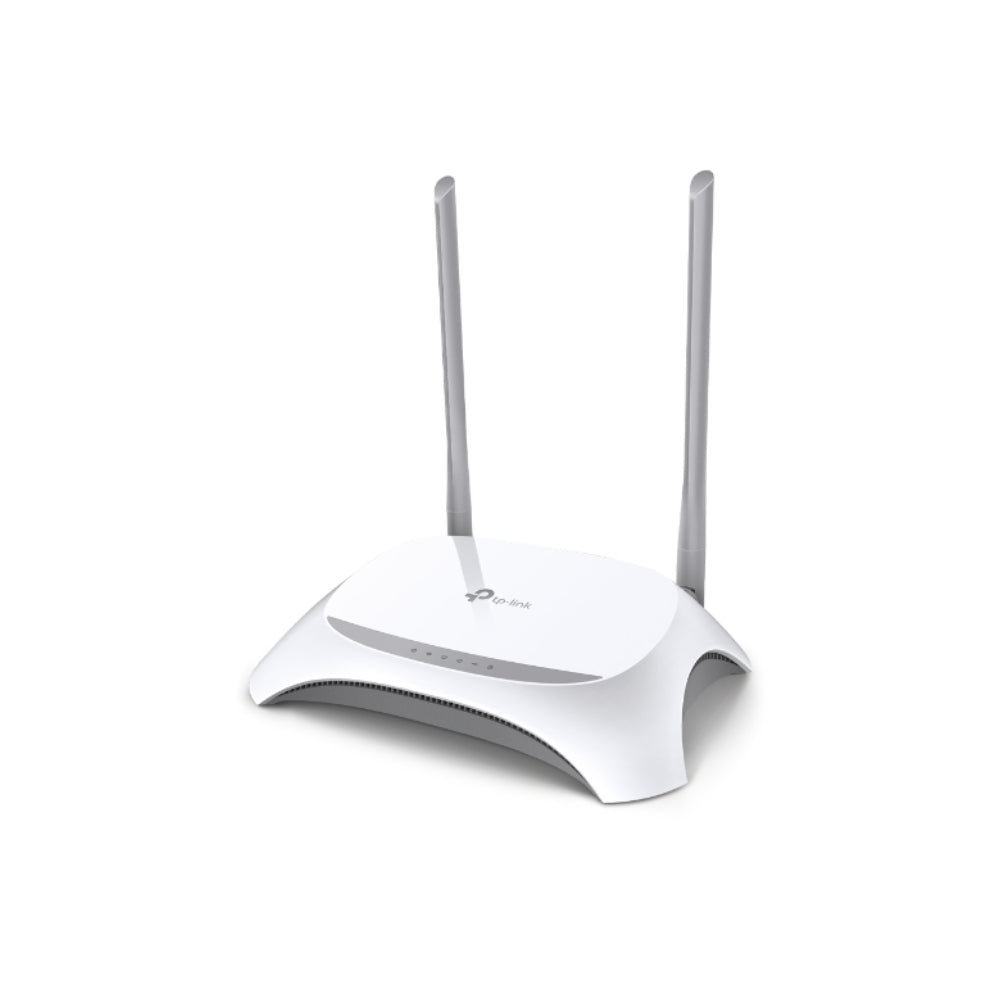 Router Inalambrico TP-Link 3G 4G LTE 300Mbps 1xWAN 4xLAN 2 Antenas 5dBi Control de Ancho de Banda TL-MR3420