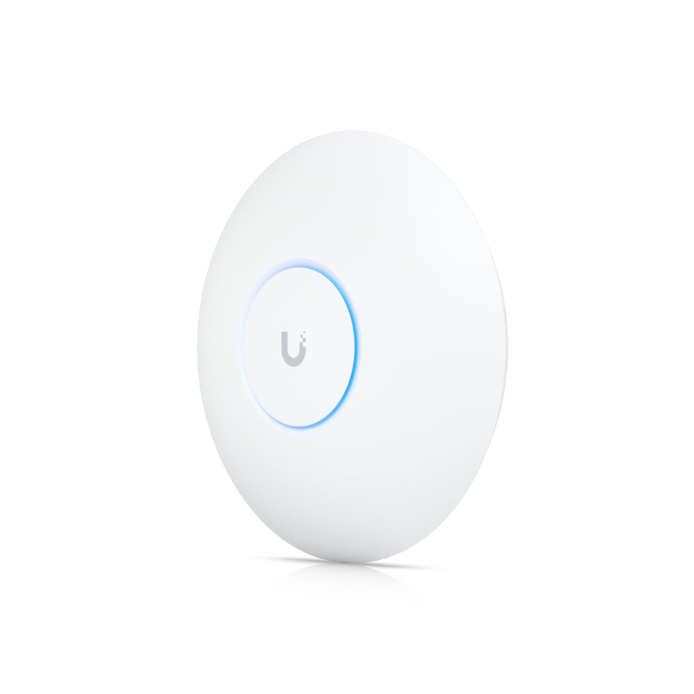 Access Point Ubiquiti WiFi7 Unifi PRO 2.4 5 6 GHz Full Duplex 802.3AT 8 SSIDs Soporta hasta 300 Usuarios Sin Inyector PoE Semi Interior IP54 UB-U7-PRO
