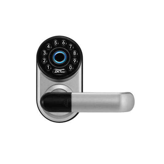 Cerradura Smart Zkteco 100xHuella 100xContraseña Comunicacion Bluetooth Compatible con Alexa y Google Asistant (Requiere modulo Getaway) ML300
