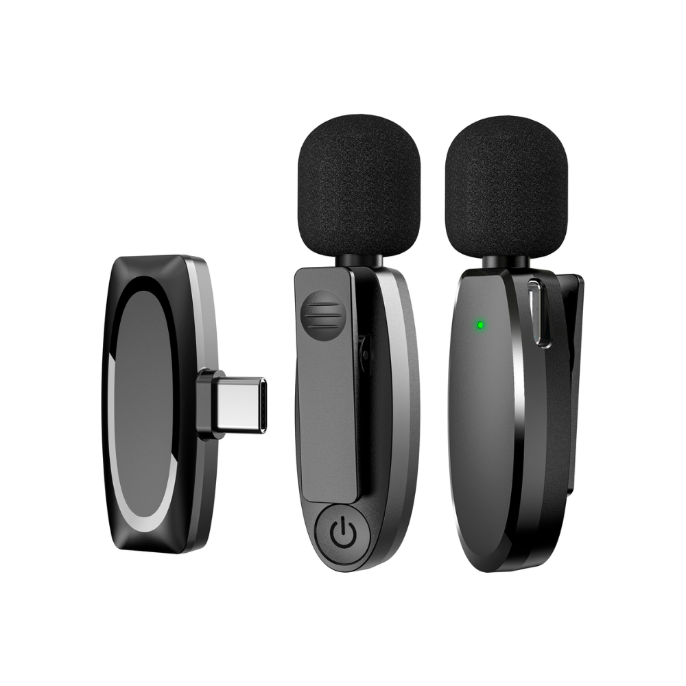 Microfono Dimax Inalambrico Doble con Receptor puerto USB-C V384