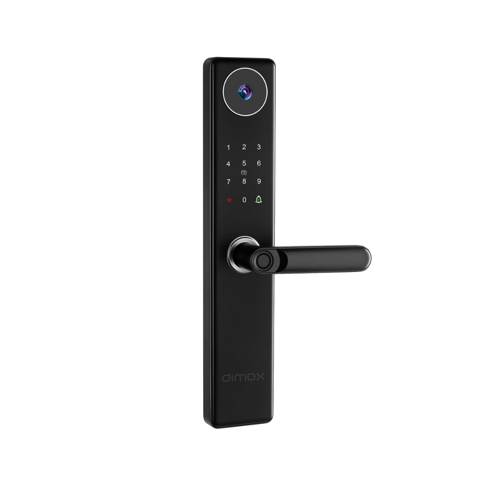 Cerradura Inteligente Dimax WiFi con Video Portero Camara Ojo de Gato Mortaja 6068 Compatible con Tarjeta IC Mifare 13.56MHz B023
