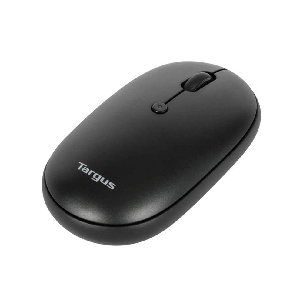 Mouse Targus Compacto Inalambrico Conexion Dual 2.4GHz y Bluetooth 5.0 hasta 3 Dispositivos Compatible con Windows y MAC Antimicrobiano Dual AMB581GL