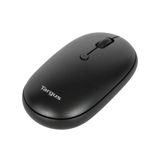 Mouse Targus Compacto Inalambrico Conexion Dual 2.4GHz y Bluetooth 5.0 hasta 3 Dispositivos Compatible con Windows y MAC Antimicrobiano Dual AMB581GL