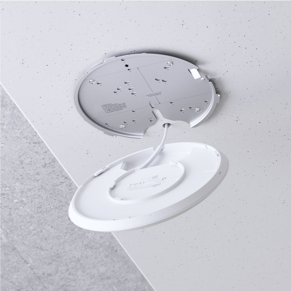 Access Point Ubiquiti WiFi6E Unifi AC Enterprise 2.4 5 6 GHz Full Duplex 802.3AT Hasta 8 SSIDs Hasta 600 Usuarios Sin Inyector PoE Semi Interior IP54 UB-U6-ENTERPRISE