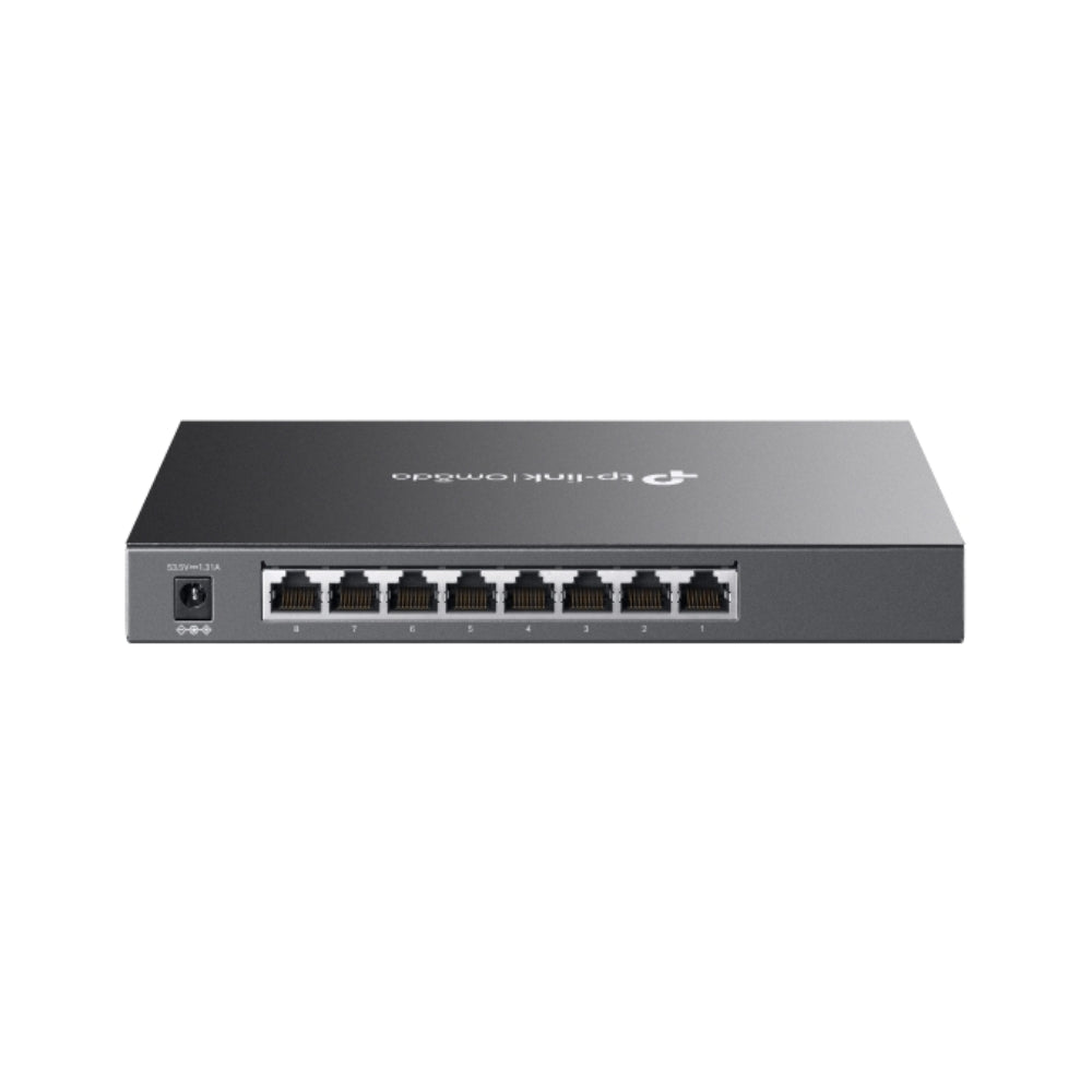 Switch TP-Link Jetstream 8 Puertos Gigabit 4 Puertos POE+ Potencia 62Watts TL-SG2008P