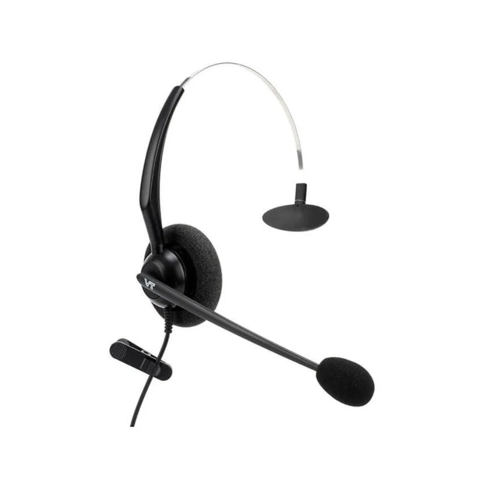 Auricular VT QD+ RJ09 Microfono de Cancelacion de Ruido 1xRJ9 Desconexion rapida 360/90° Ajustable VT2000NC GN QD + RJ09