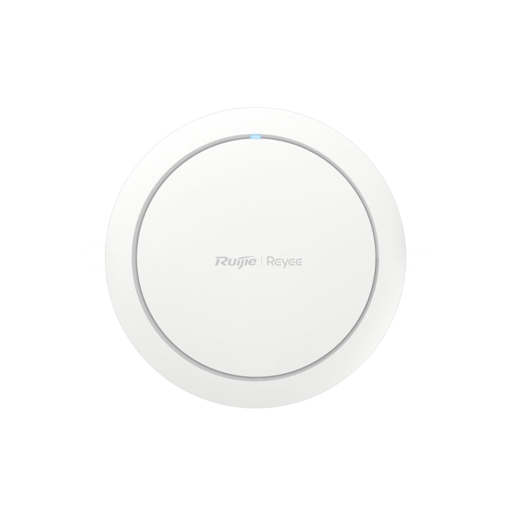 Access Point Ruijie WiFi6 AX1800 Doble Banda 2.4 y 5GHz 802.11AX 802.11AC 2xGE Soporta 500 Usuarios No Incluye PoE RG-RAP2266
