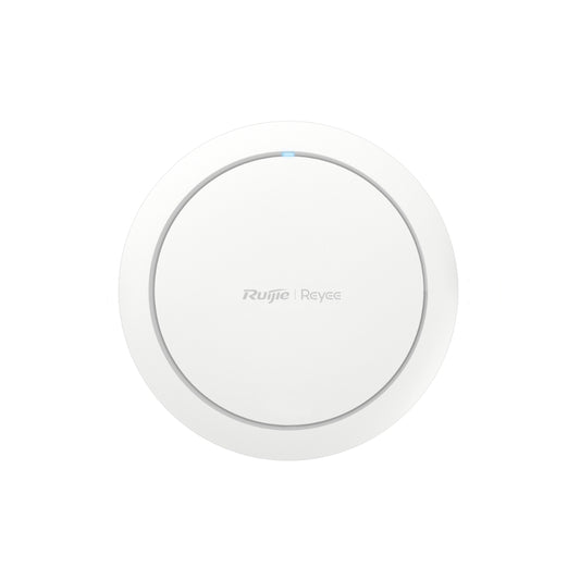 Access Point Ruijie WiFi6 AX1800 Doble Banda 2.4 y 5GHz 802.11AX 802.11AC 2xGE Soporta 500 Usuarios No Incluye PoE RG-RAP2266