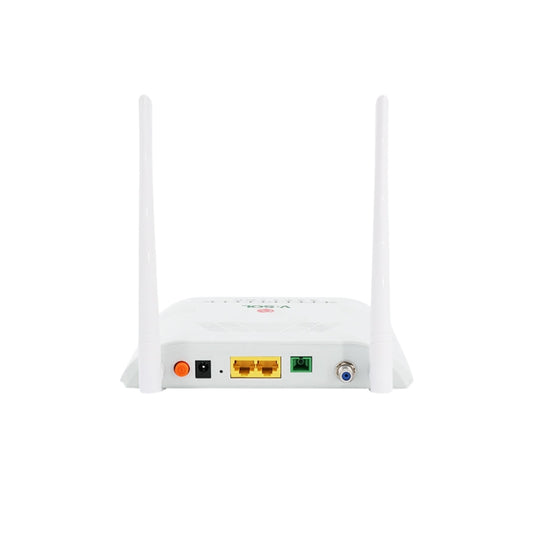 ONU V-Sol modo Dual EPON GPON WiFi 1G PON+1GE+1FE+WiFi+CATV Conector SC/APC Chipset Realtek DDOS Compatible con OLT Huawei ZTE Fibrehome Dasan y Alcatel V2802GWT