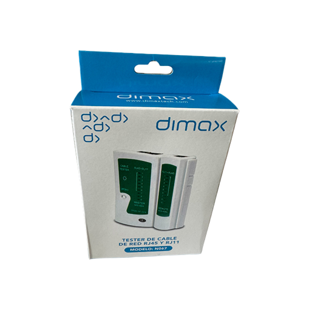 Tester Dimax de Cable de Red RJ45 y RJ11 N067