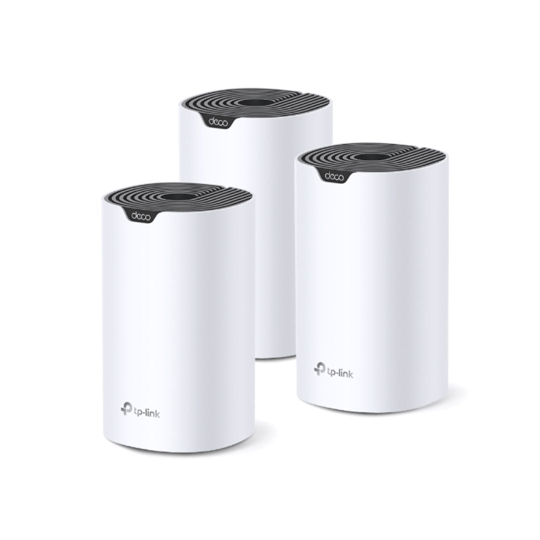 Sistema Mesh TP-Link Deco S7 (3-Pack) WiFi 5 CPU Dual Core 1.2GHz 3xGiga Router AP Roaming Conexiones sin Lag Control Parental Deco APP Deco S7(3-pack)