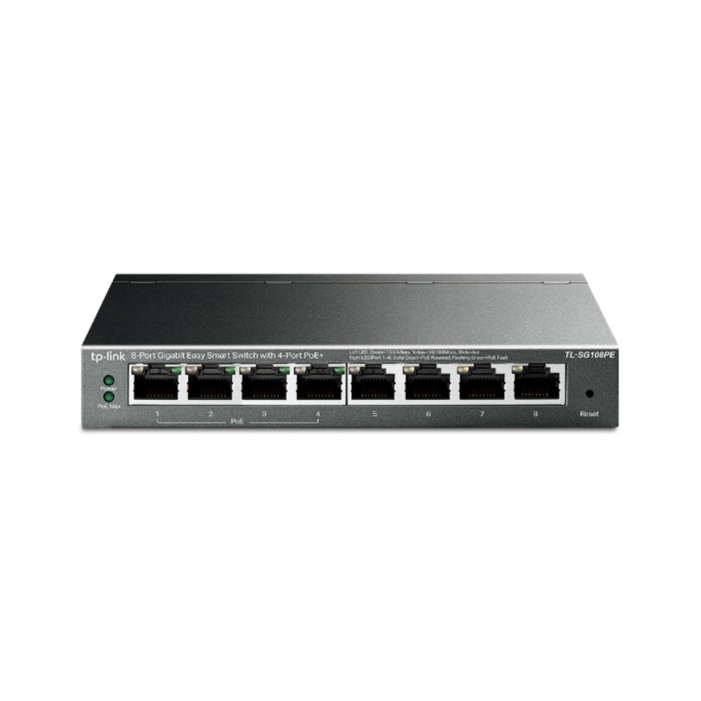 Switch TP-Link Omada Easy Smart 8 Puertos Gigabit Carcasa Metalico DS108GE