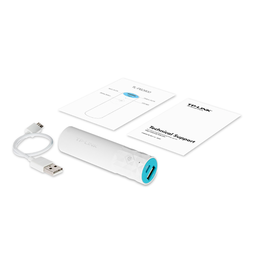 Bateria Portatil TP-Link de 2600mah 1 Pueto USB 2.0 TL-PB2600