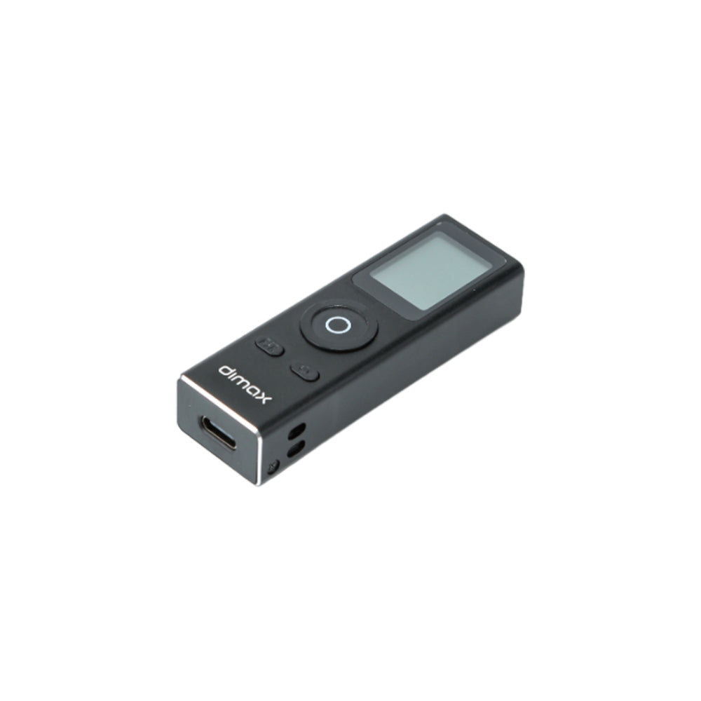 Mini Telemetro Laser Dimax Diseño Compacto Distancia de Medicion 0.03-30 metros Puerto USB-C Carcasa Aleacion de Aluminio Bateria 250mAh Y006