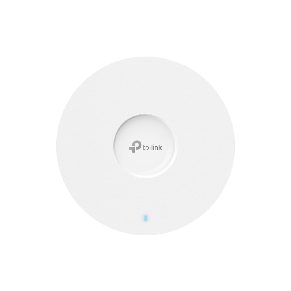 Access Point TP-Link AX5400 WiFi6 Omada Mesh Doble Banda 5400Mbps 1 Puerto 2.5Gb MU-MIMO Roaming de Usuarios Hotspot 16SSID Portal Cautivo EAP670
