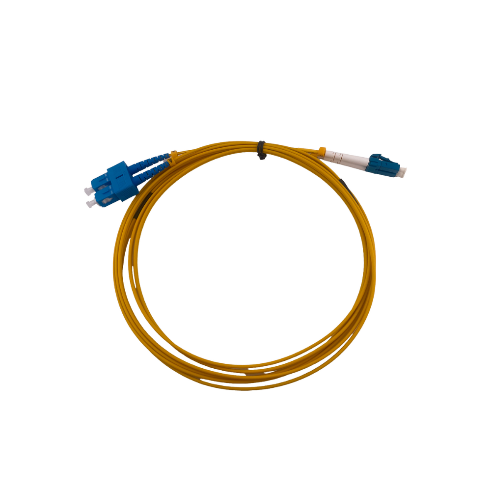 Patch Cord Dimax de Fibra Optica LC-SC Monomodo 9/125 Duplex Cable de 3 Metros C864