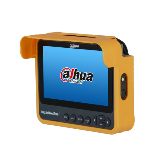 Tester Dahua para Camaras Analogas Pantall 4.3" TFT Puertos HDCVI/AHD/TVI/CVBS Soporta RS-485 4K@1.25FPS Testeo de Audio DH-PFM904