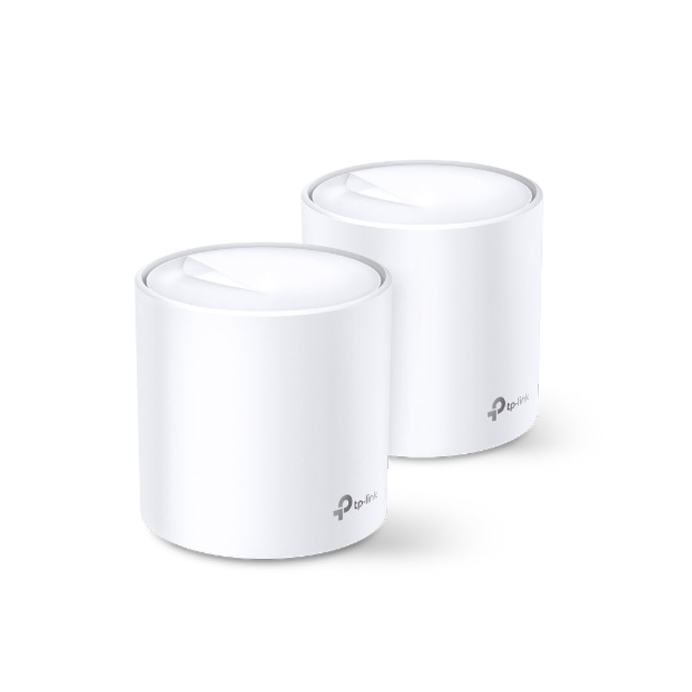 Set de 2 Piezas Sistema WiFi6 Mesh TP-Link X60 Elimina Zonas Muertas Roaming Conexiones sin Lag Control Parental DECO X60(2-PACK)