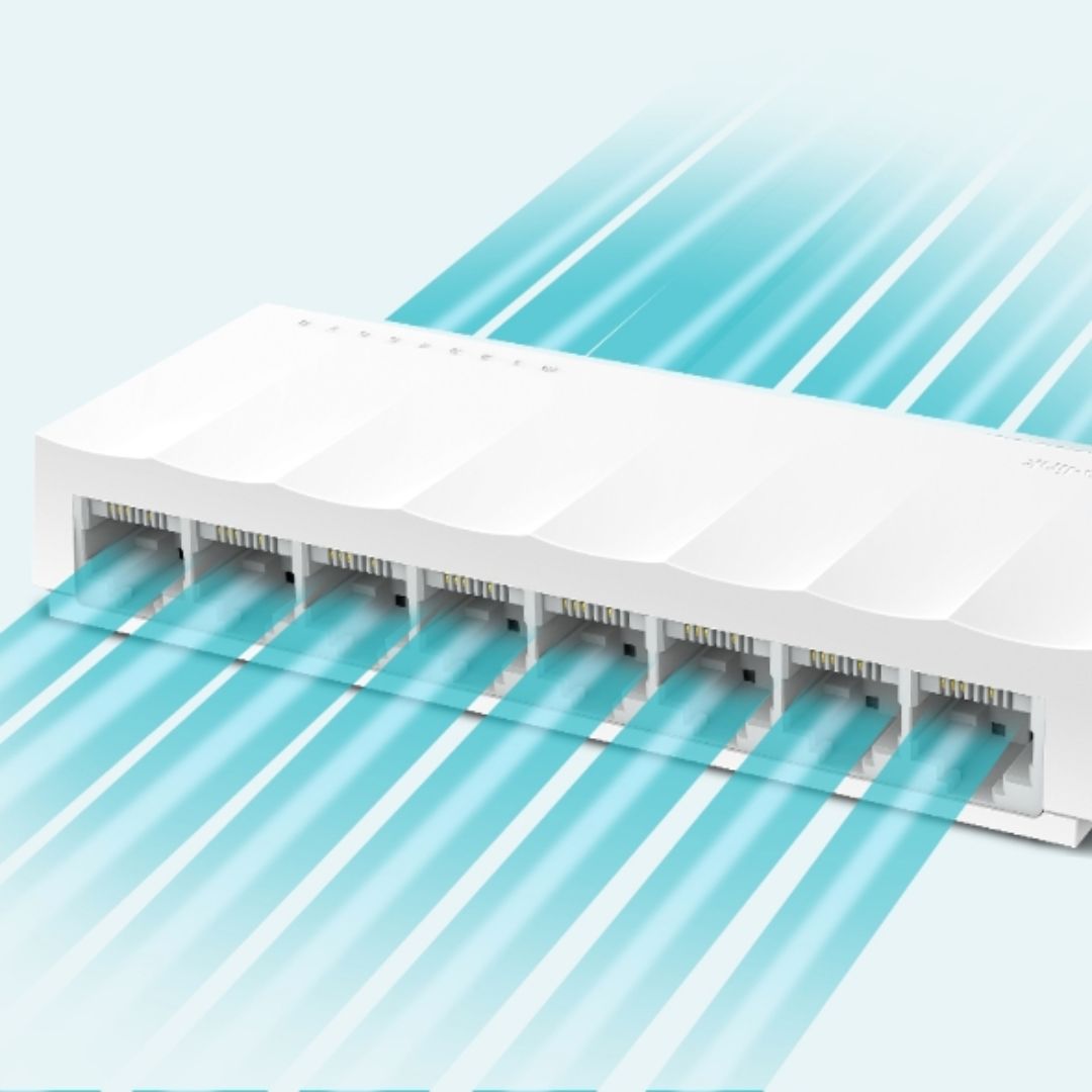 Switch TP-Link Lite Wave 8 Puertos Carcasa de Plastico LS1008