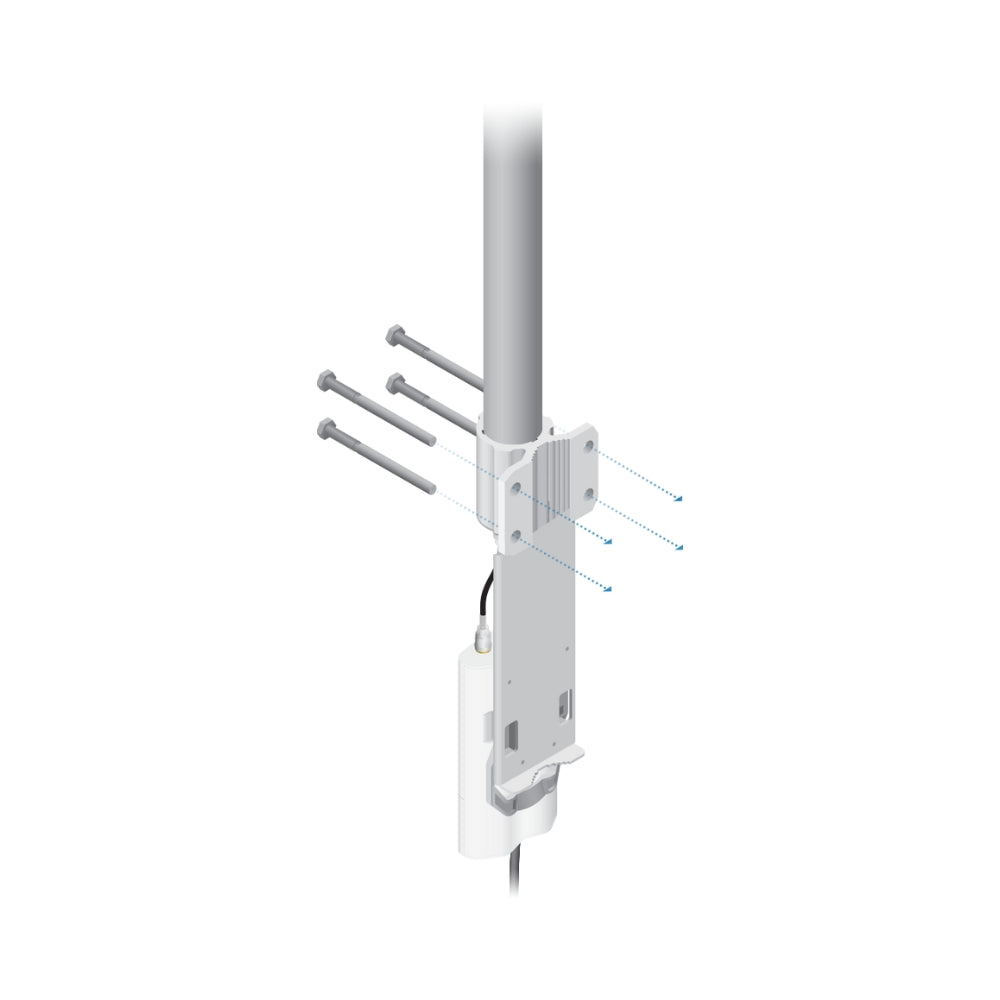 Antena Ubuquiti Omnidireccional 13dBi 5.0GHz H/V Pigtails Incluidos Kit de Montaje Conectores RP-SMA Elevacion 7° Downtilt 2° UB-AMO-5G13