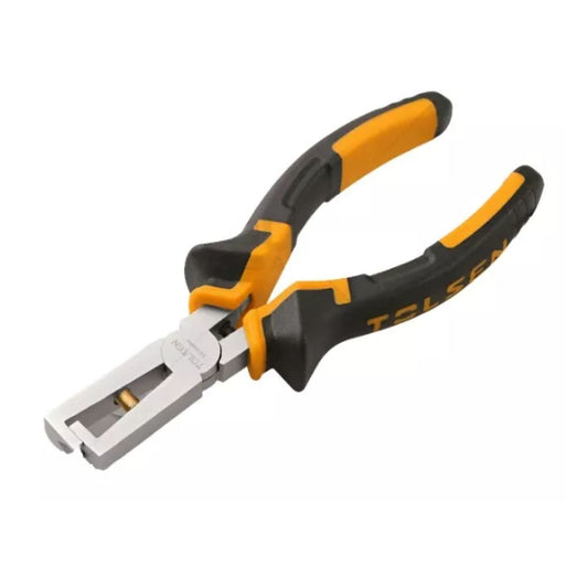 Alicate Pelacable Tolsen de 6" Material Acero Forjado Acabado en Niquel 10013