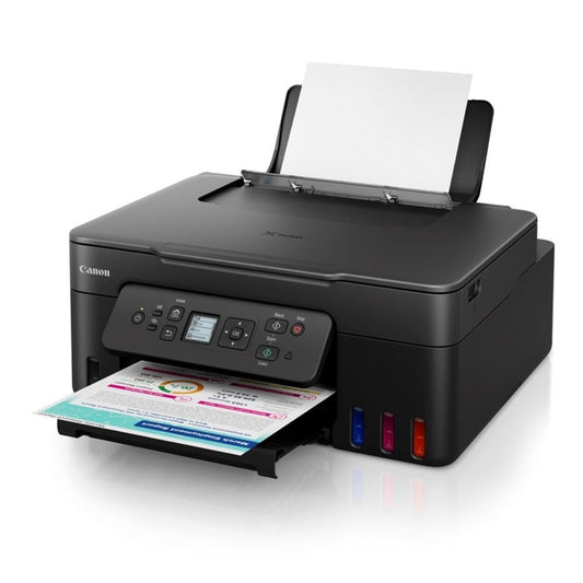 Impresora Canon Pixma G-3180 Conectividad USB e Inalambrico Tanques de Tinta Integrados Imprime Copia y Escanea Bandeja Trasera 100 Hojas 6708C004AA