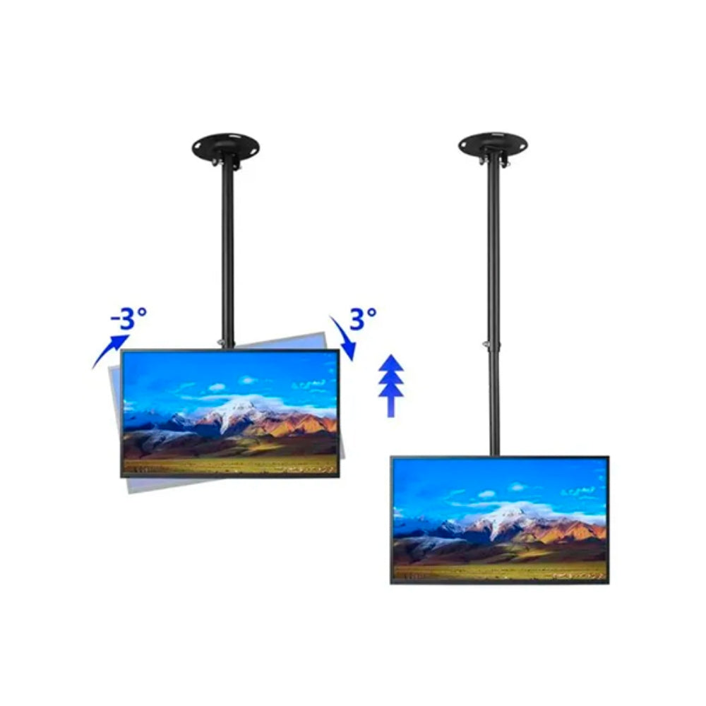 Soporte de TV Dimax de 32"a 60" Soporta 45Kg Brazo Fijo para Techo B006