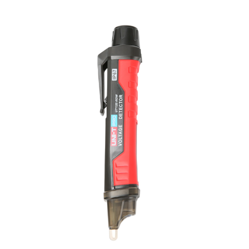Detector de Voltaje Uni-t 24VAC a 1000VAC 50 60 Hz Deteccion de Solenoide Linterna IP67 UT12M-ROW