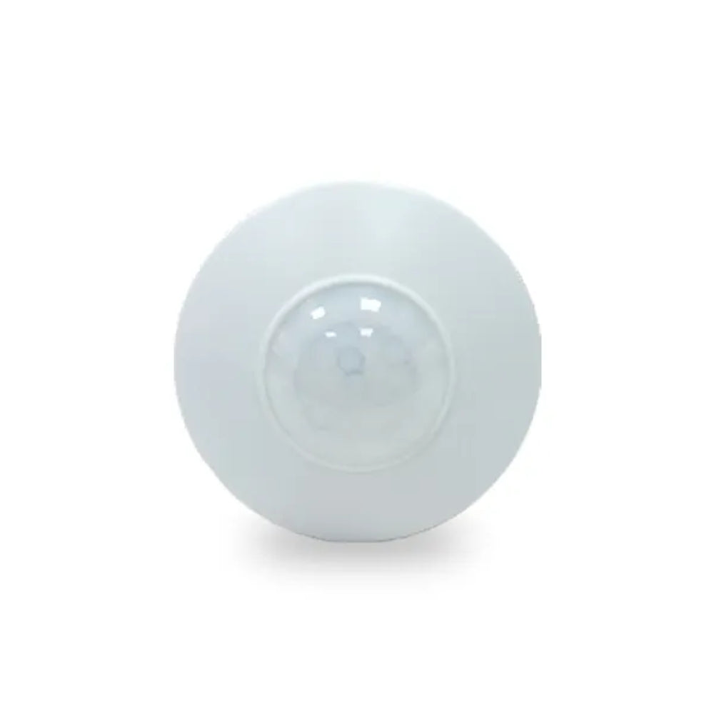 Sensor de Movimiento Dimax Deteccion 360 grados Alcance 16 metros Retardo de Tiempo Ajustable 10seg a 15min Potencia hasta 2000 Watts IP20 ES-P45
