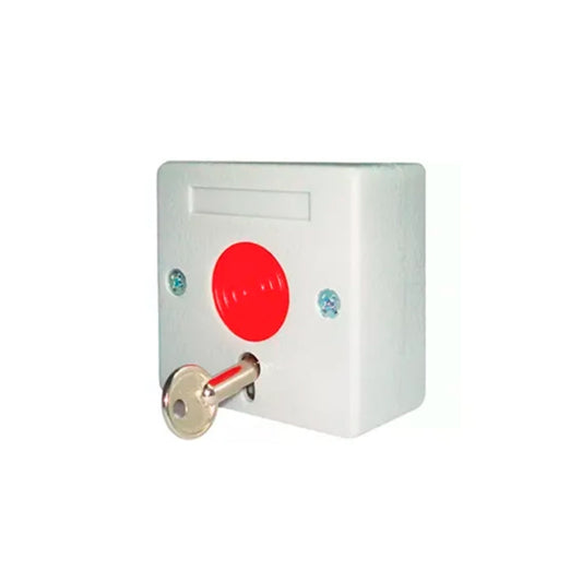 Boton de Emergencia Dimax con Llave Requiere Llave para Normalizar el Estado W029