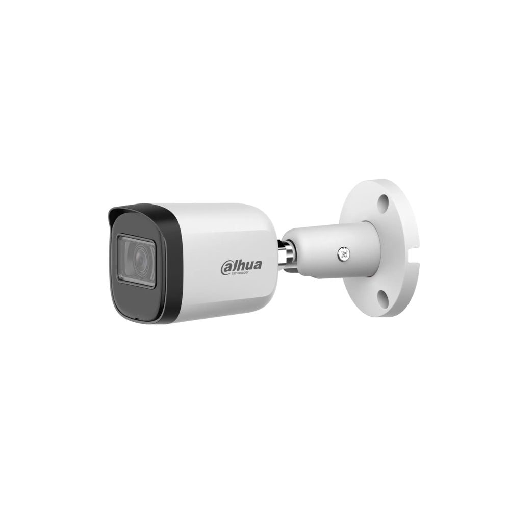 Camara Dahua HDCVI Cooper Bala 2MP Metalica con Audio Lente 2.8mm IR 30 metros 30fps 1080p IP67 DH-HAC-B2A21N-U-A-0280B