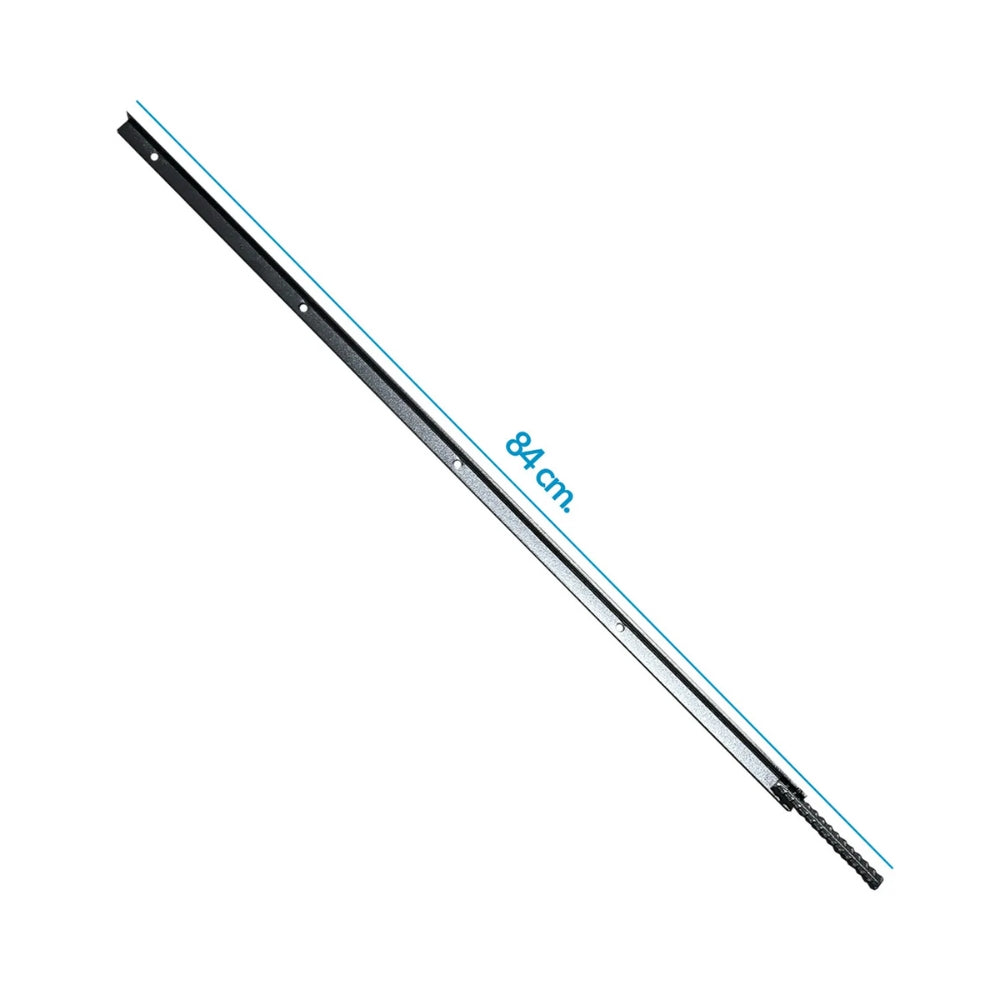 Postes de Acero Dimax de 4 Orificios Set de 5 Piezas Chapa Galvanizada 760x15x15mm C911