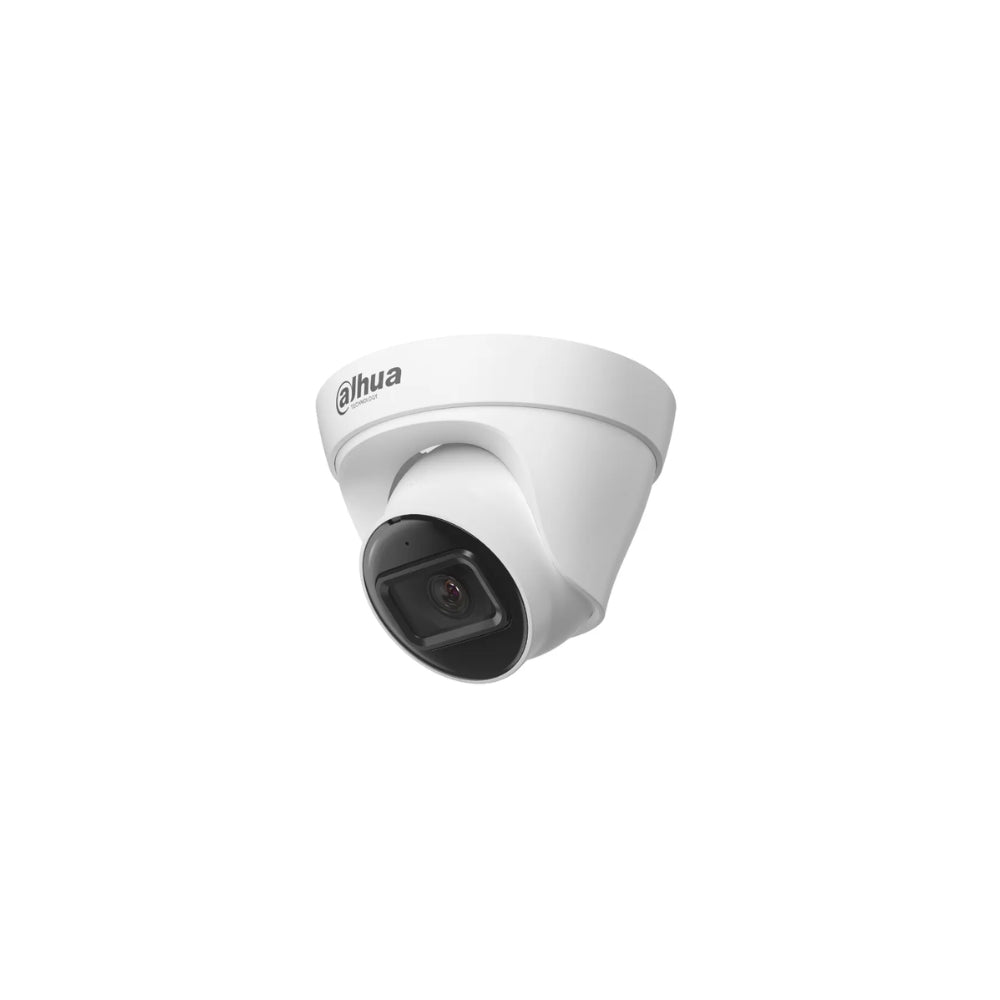 Camara IP Dahua Domo 2MP con Audio Metal/Plastica IR 30 metros PoE 1xRJ45 IP67 IPC-HDW1230T1P-A-0280B-S6