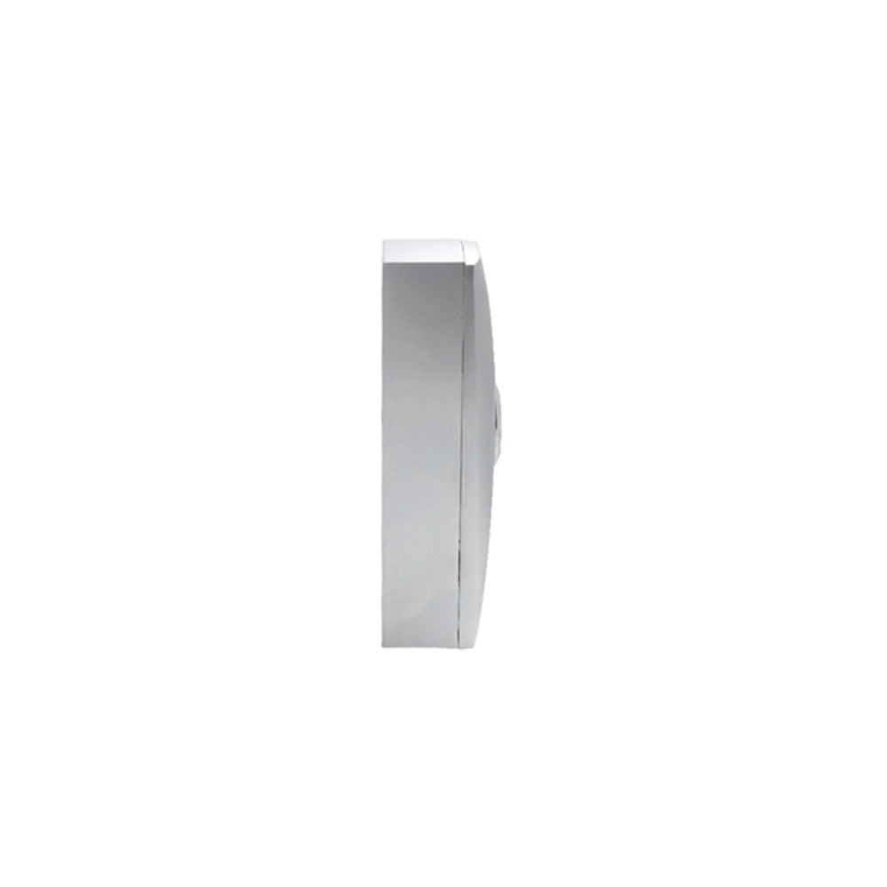 Boton Dimax Liberador para Puerta de Aluminio con Caja para Instalacion Boton de Acero 3Amp 36Vdc C773